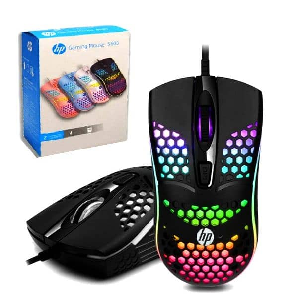 hp,razer,Logitech,altec optical gaming RGB mouse , with six colour 7