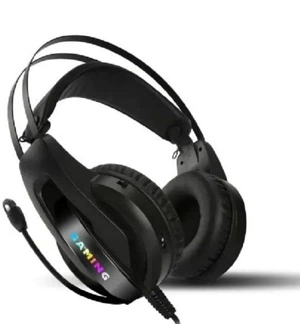 GAMING  Headphones Wired with Stereo Surround Sound, LED Lights 4