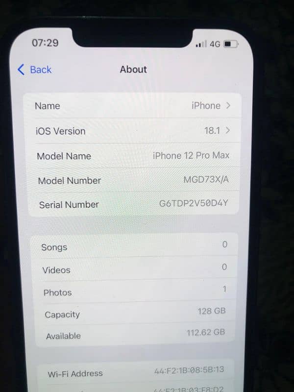 iPhone 12 Pro Max 128GB PTA Approved 1