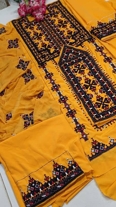 Balochi Embroidered dress 8