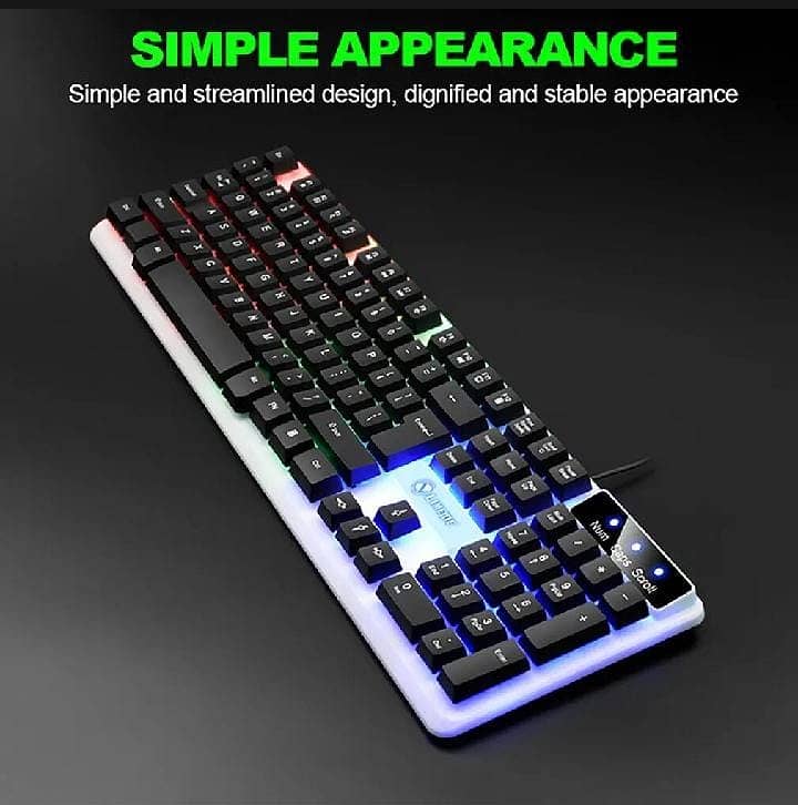 Gaming 3-in-1  Combo   Keyboards ,rgb Mice & Free Mousepad 5