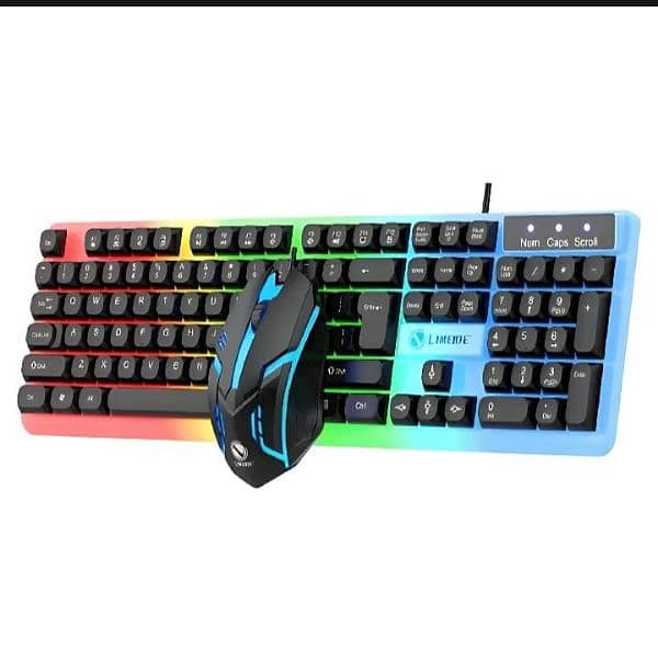 Gaming 3-in-1  Combo   Keyboards ,rgb Mice & Free Mousepad 8