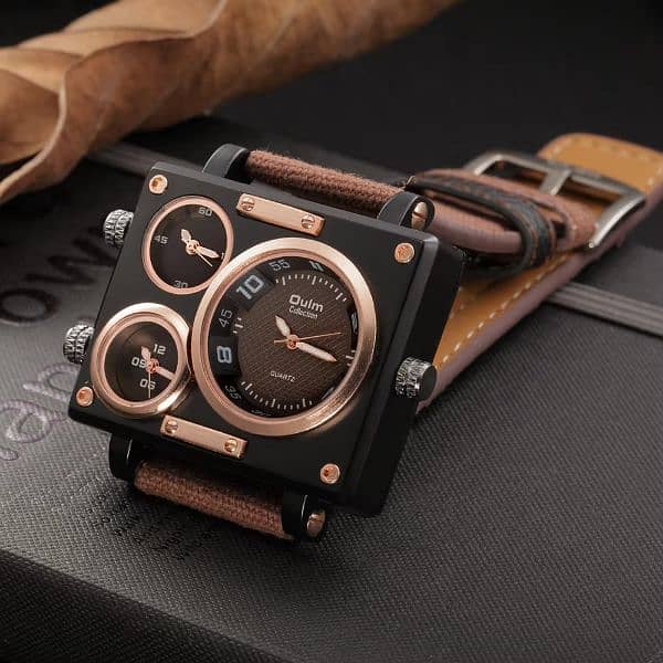 Oulm Watch Luxury Brand Men Fabric 3