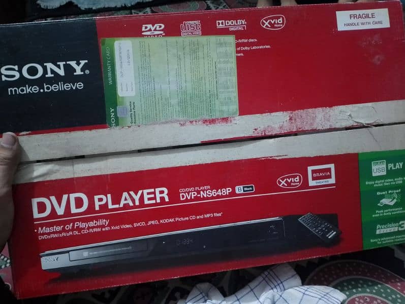 SONY dvd player  dvp-NS648P 0