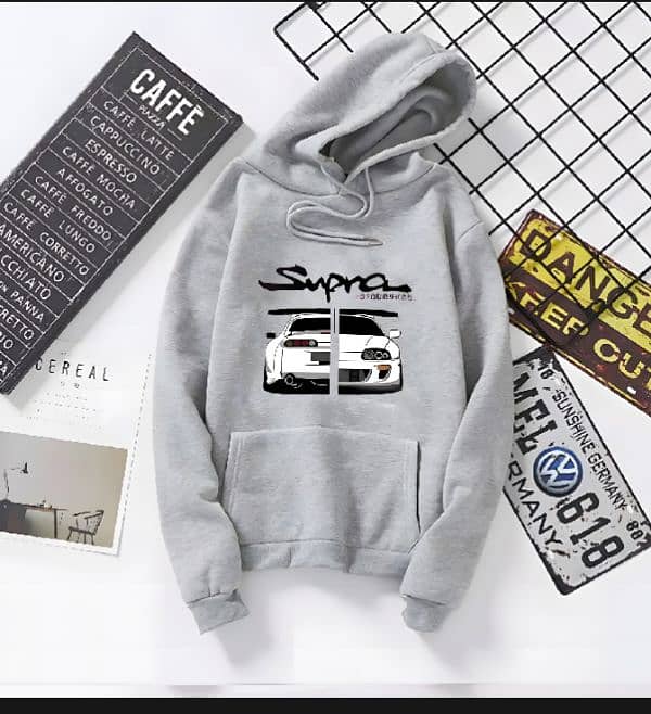 hoodie new super car printed 0