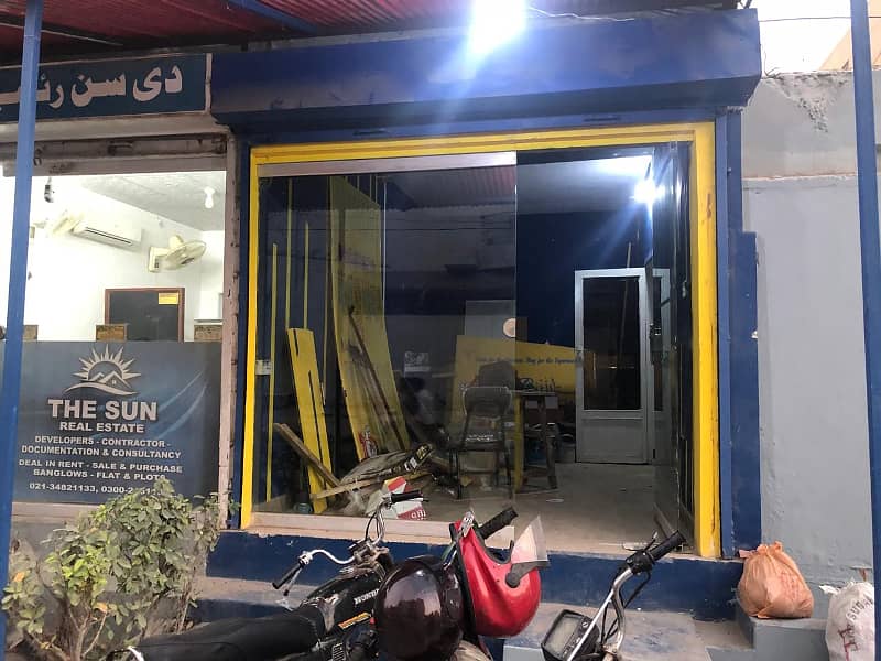 SHOP AVAILABLE FOR RENT IN GULSHAN-E-IQBAL BLOCK-3 4