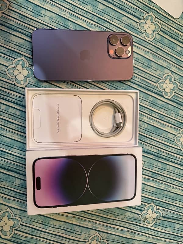 iPhone 14 Pro Max deep purple 256gb 1