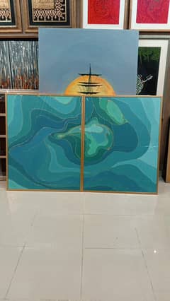 painting / wall paintings / calligraphy / painting with frames