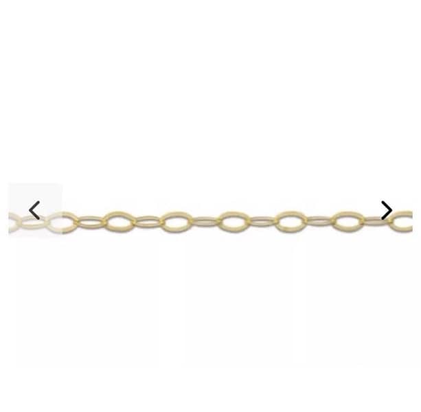 9ct Yellow Gold 1.2mm Trace Chain 18" /45cm Unhallmarked. 2