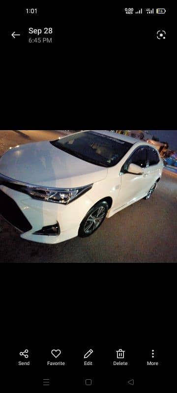 Toyota Corolla Altis 2022 . plz chasky waly door rahen 0