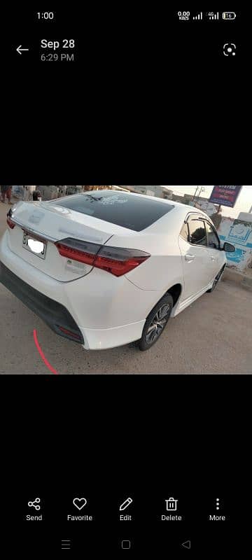 Toyota Corolla Altis 2022 . plz chasky waly door rahen 6