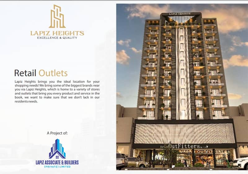 H-13 Lapiz Heights Studio Apartment For Sale On Easy Installment 0