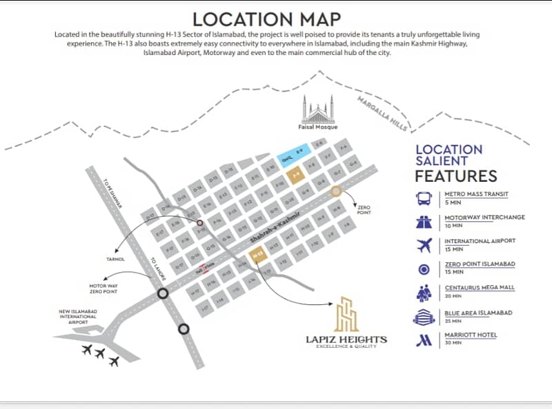 H-13 Lapiz Heights Studio Apartment For Sale On Easy Installment 10