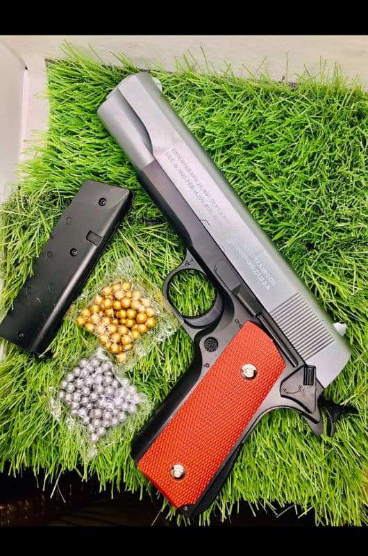 hawk colt 1911 meta toy gun for kids 0