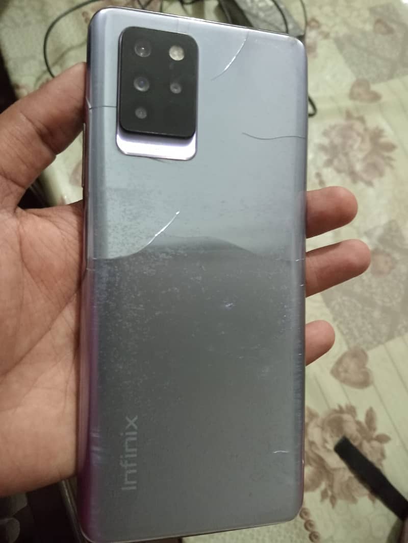 Infinix note 10 pro with box dual pta 8/128 2