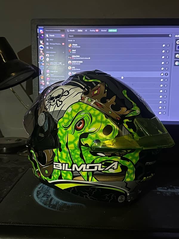 Bilmola Nex 2 Octo Green Helmet 2