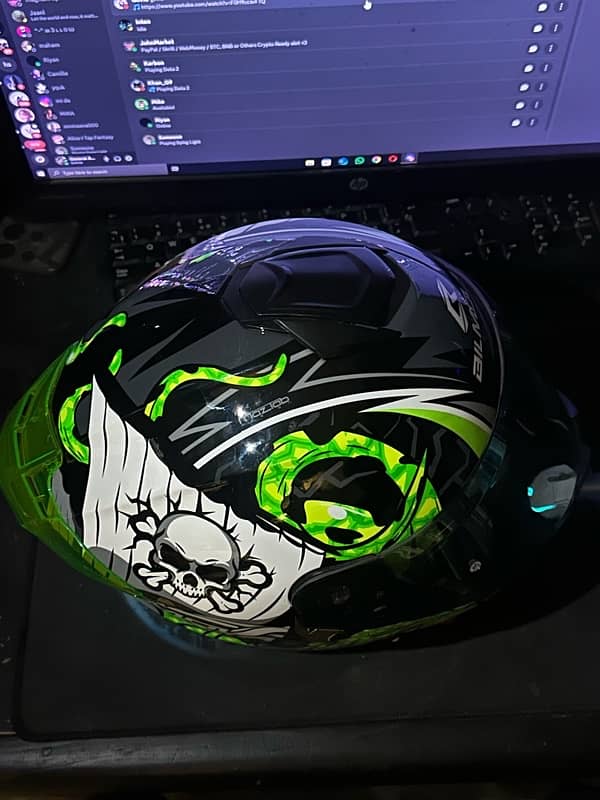 Bilmola Nex 2 Octo Green Helmet 5