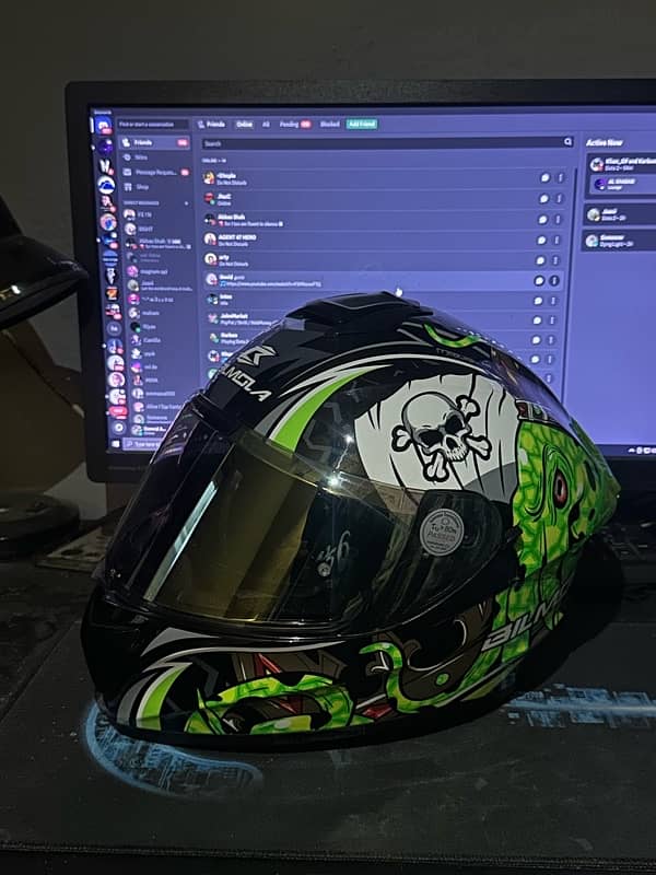 Bilmola Nex 2 Octo Green Helmet 6