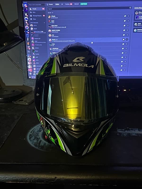 Bilmola Nex 2 Octo Green Helmet 11