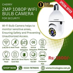 Cherry 2 Megapixel 1080P Wi-Fi Bulb Camera 0