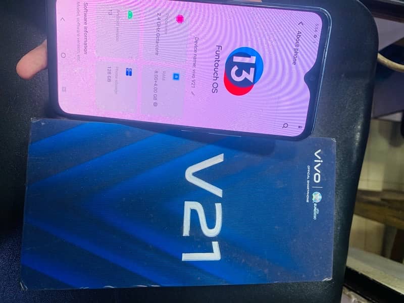 VIVO V21 8-128 with complete box 5