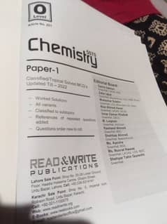 chemistry and physics unsolved past papers and books