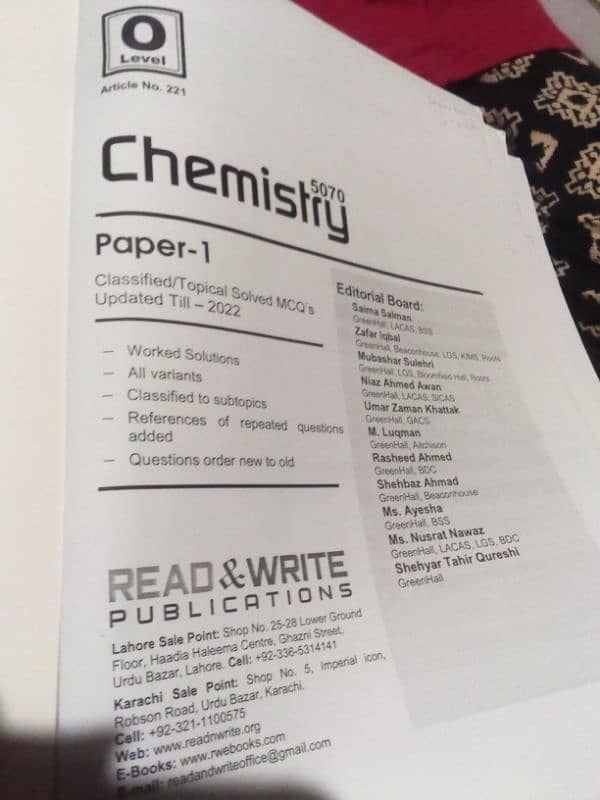 chemistry and physics unsolved past papers and books 0