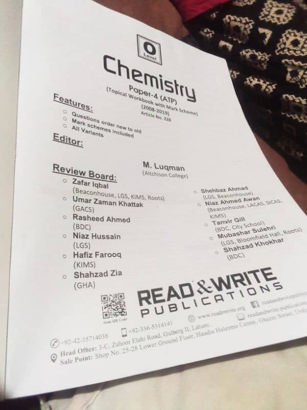 chemistry and physics unsolved past papers and books 3