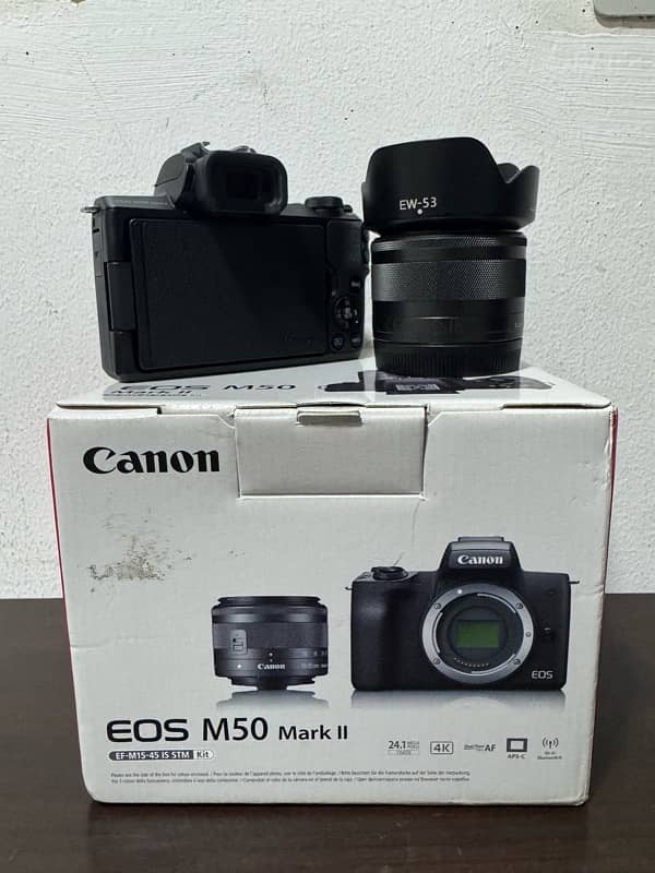 Canon M50 Mark ii With Kit lens 10/10 condition 2