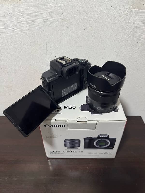 Canon M50 Mark ii With Kit lens 10/10 condition 3