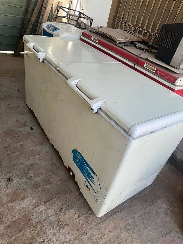 haier two door big freezer 0