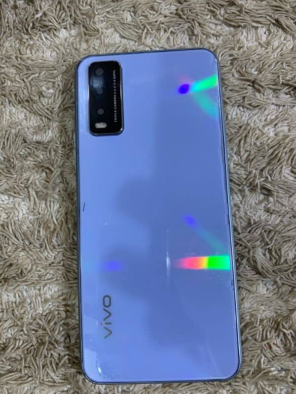 vivo Y 20 4/64 PTA approved Good condition and betry timing for sale 3