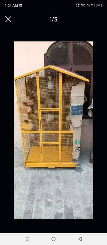 Beautiful Solid iron Double portion new Cage for sale. 0