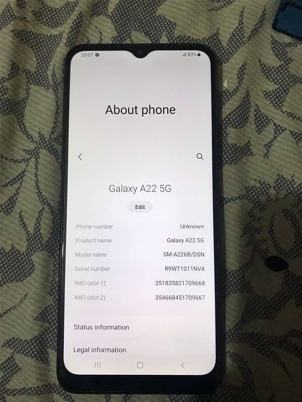 Samsung A22 5G 1