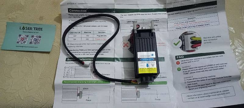 Lazer module all ok h only 3 days use LT-20W-A 1