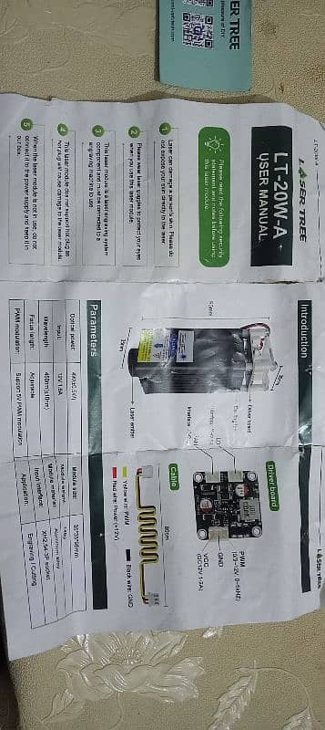 Lazer module all ok h only 3 days use LT-20W-A 4