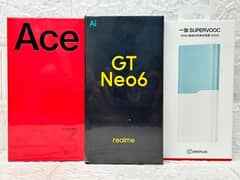 realme GT neo6 16 512 PTA approved box pack