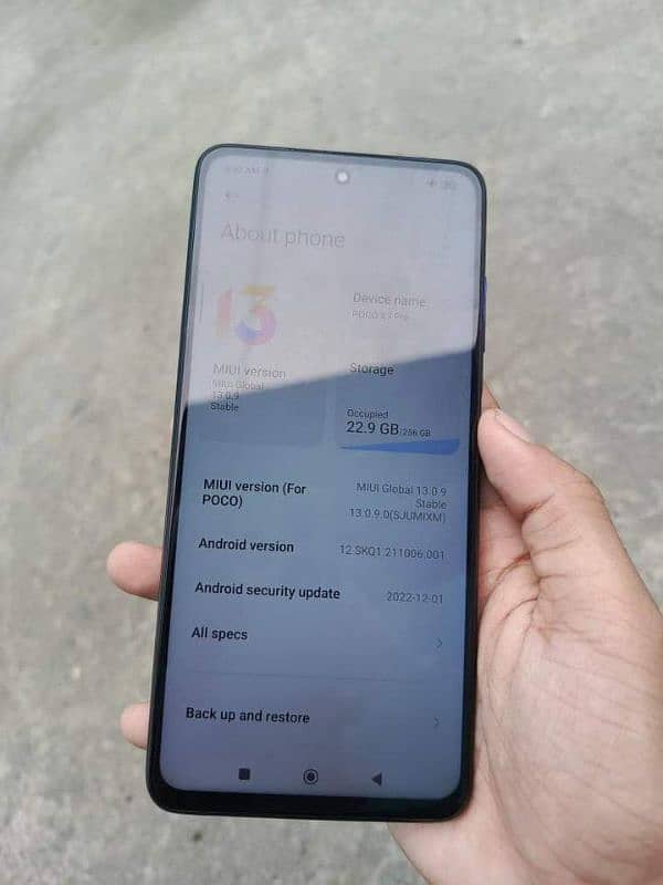 Poco x3 pro 8 GB RAM 256 GB storage PTA 0319/6049/514 1