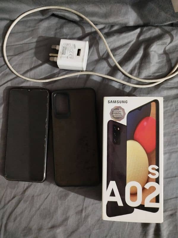 Samung galaxy A02s with box 2