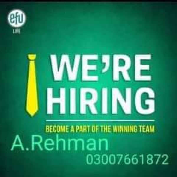 EFU job female jobs marketing  female jobs on CV WhatsApp 03334705176. 2