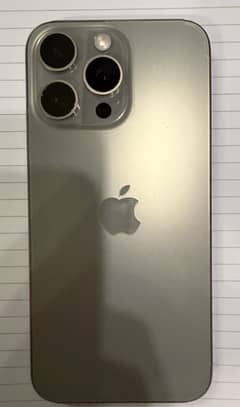 Iphone 15 Pro Max Nautral Titanium 256 GB Non PTA Bought From UK 0