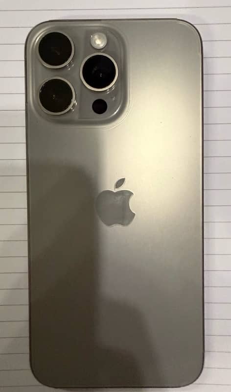 Iphone 15 Pro Max Nautral Titanium 256 GB Non PTA Bought From UK 0