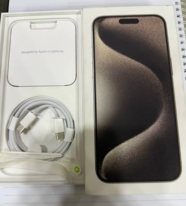 Iphone 15 Pro Max Nautral Titanium 256 GB Non PTA Bought From UK 10