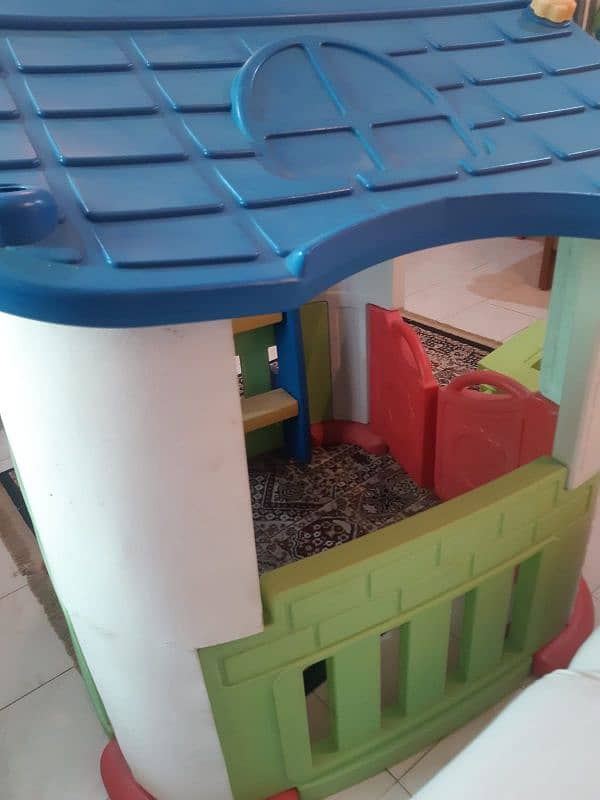 kids fiber play house with slide. . 2