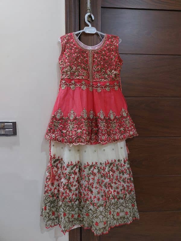 Childrens Pink lehenga 0