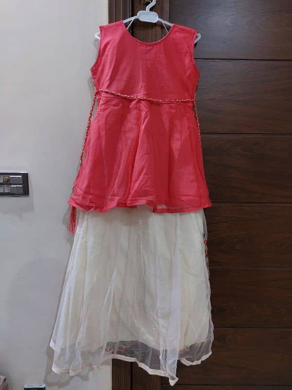 Childrens Pink lehenga 1