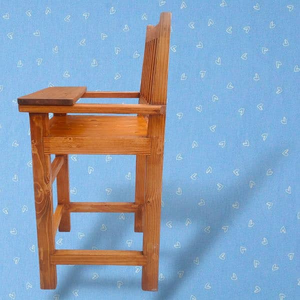 wooden high chair for kids / toddlers 6