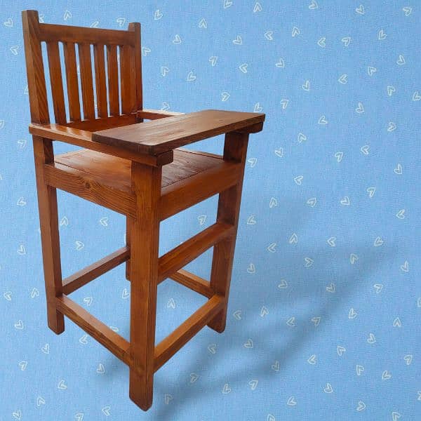 wooden high chair for kids / toddlers 10