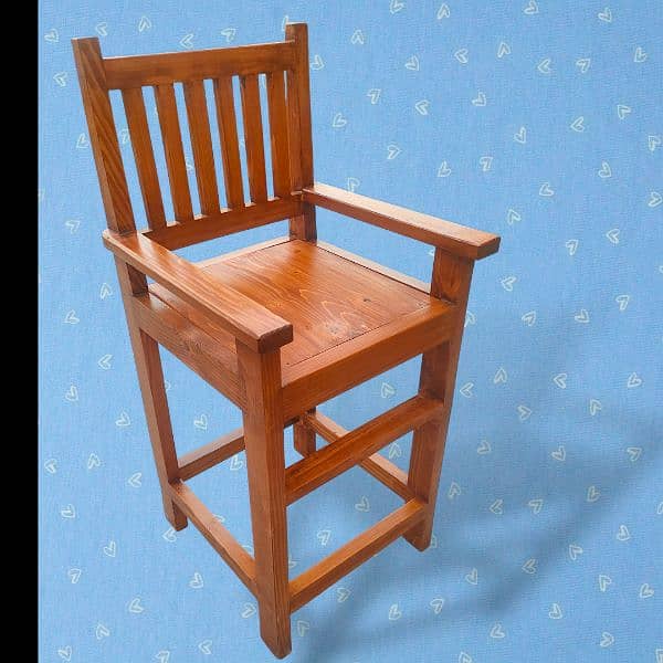 wooden high chair for kids / toddlers 12