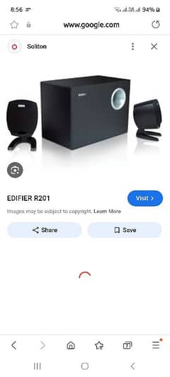 Edifier Speaker R210 Urgent for Sale